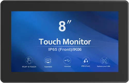 Miniatura 13 de GreenTouch Monitor táctil PCAP HDMI de 17,8 cm (7 pulgadas) con marco abierto de 1024x600 para mercados de consumo, venta minorista y hostelería