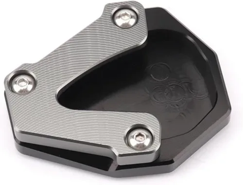 Miniatura 16 de Motorcycle Kickstand Extension Pad for Benelli TRK502 TRK 502 2020 2021 Foot Side Stand Support Plate Enlarger (Color : B Black)