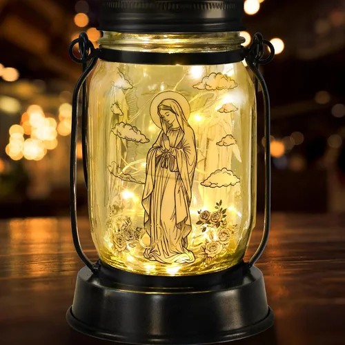 Miniatura 70 de Farol solar de Chihuahua, regalo para mujeres, hombres, mamá, cumpleaños, amantes de perro Chihuahua, luz conmemorativa pérdida de mascotas