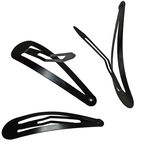 Miniatura 5 de 30 pinzas para el cabello a presión, pasadores de tamaño grande de 3.1 pulgadas para mujer, pinzas de metal antideslizantes para el cabello