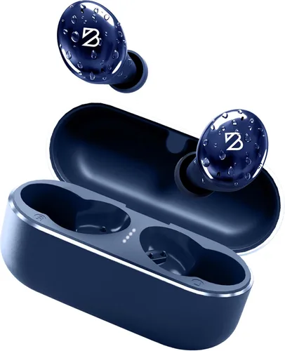 Miniatura 17 de Tempo 30 Auriculares inalámbricos con sonido premium, auriculares Bluetooth para mujeres y hombres, auriculares dorados con micrófono, IPX7 a prueba
