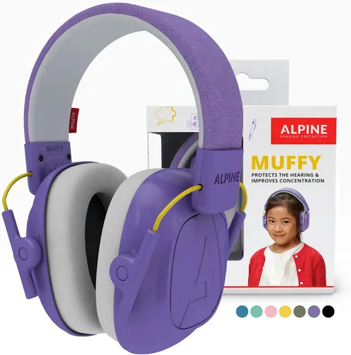 Miniatura 11 de Alpine Muffy Kids - Protección auditiva - Certificado CE y ANSI - Ajustable para edades de 3 a 16 años - Auriculares con cancelación de ruido
