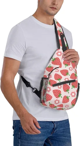 Miniatura 9 de Bolso bandolera para mujeres y hombres, mochila de viaje para senderismo, bolsa cruzada para el hombro, bolsa de pecho, casual, mochila deportiva