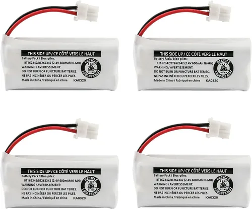 Miniatura 10 de Kastar Paquete de 1 batería de repuesto para Vtech BT162342 BT262342 BT266342 BT183342 BT283342 2SN-AAA40H-S-X2 batería y V-tech SN6107 SN1196