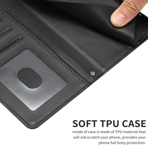 Miniatura 5 de Funda compatible con Realme P1 5G, compatible con Realme 12 4G / 12 Plus 5G / 13 4G [piel sintética + funda para teléfono] Ranura para tarjetas