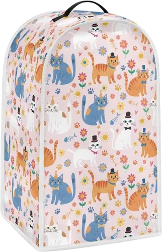 Miniatura 29 de Blender Dust Cover, Stand Mixer or Coffee Maker Appliance Cover, Anti Fingerprint Polyester Dust Proof Stain Resistant Blender Cover for Home