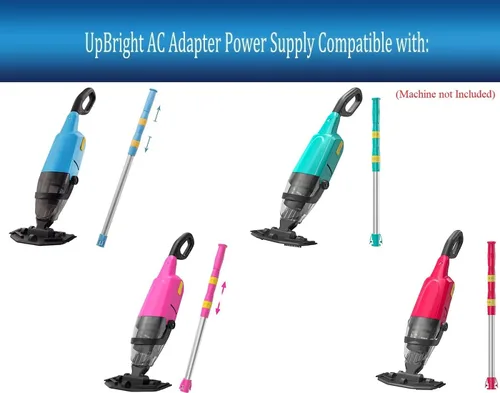 Miniatura 2 de UpBright Adaptador de 5 V CA/CC compatible con Efurden EDHV01 6000mAh batería recargable de iones de litio portátil inalámbrica aspiradora