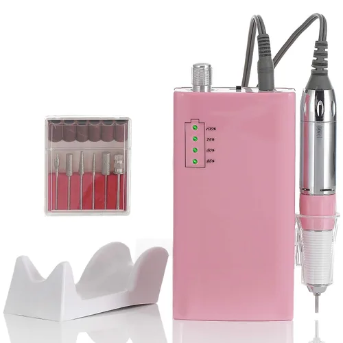 Miniatura 9 de Miss Sweet RPM30000 - Taladro de uñas portátil eléctrico, recargable, con pantalla de batería para uñas acrílicas