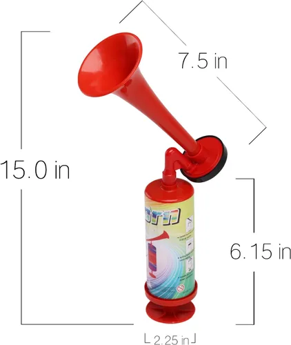 Miniatura 4 de Bocina de Aire Banhao Fabricante de Ruido para Graduación, Bocina de Mano Portátil para Barcos, Acampada, Suministros de Fiesta, Navidad