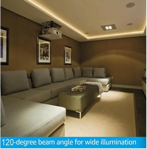 Miniatura 3 de EZTRONICSCORPO - Tira de luces LED, 16.4 pies, tira de luces de neón blancas regulables, tira de luz LED de 12 V para dormitorio, 6000 K