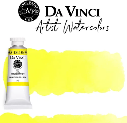 Miniatura 102 de DA VINCI PAINTS Pintura Acuarela Profesional para Artistas, Alizarin Crimson (Quinacridone), 37ml Índigo
