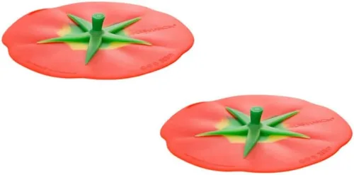 Miniatura 9 de Charles Viancin - Tapa de silicona para tomate para almacenamiento de alimentos y cocinar - 11 pulgadas - Sellado hermético en cualquier superficie
