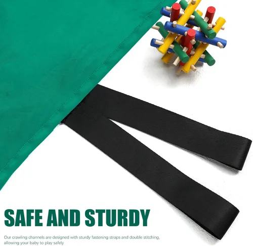 Miniatura 4 de Shappy Túnel Sensorial de 12 pies para Gatear, Tubo de Resistencia para Tienda Sensorial Calmante, Tubo de Compresión, Juguetes de Túnel de Juego