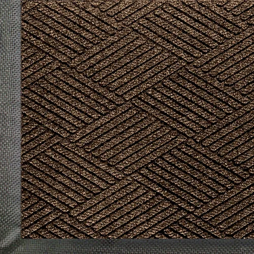 Miniatura 9 de M+A Alfombra de entrada de fibra de poliéster PET para interior/exterior, reverso de goma SBR, 3/8 pulgadas de grosor, Negro humo