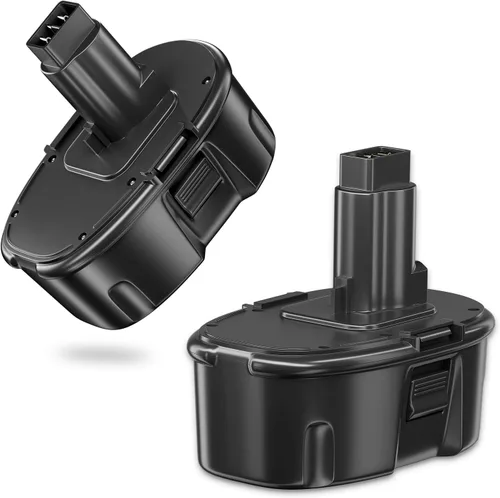 PDstation Paquete de 2 baterías de repuesto para Dewalt de 18 V 4.8 Ah DC9096 para Dewalt 18 V, compatible con baterías Dewalt DC9098 DC9099 DC970