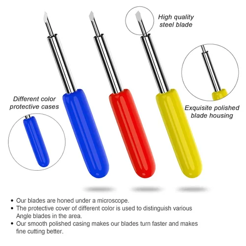 Miniatura 4 de Hadwoer 50 cuchillas de corte de repuesto compatibles con Explore Air 2/Air 3/Explore 4/Maker/Maker 3/Maker 4