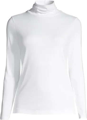 Miniatura 35 de Lands' End Supima - Suéter de cuello alto y mangas largas para mujer