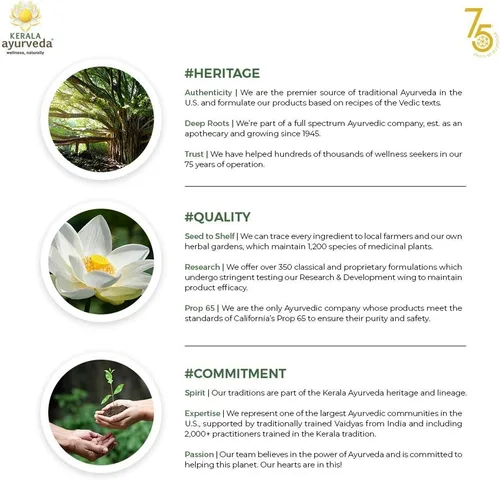 Miniatura 4 de Kerala Ayurveda Sahacharadi Thailam - 6.76 onzas líquidas Aceite corporal de masaje a base de hierbas Aceite de apoyo de espalda baja y piernas