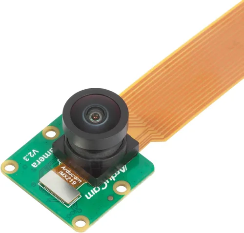 Arducam Cámara ultra gran angular de 175 grados IMX219 de 8MP para Raspberry Pi, compatible con Pi 5, 4 Modelo B, 3/3B+ y Zero 2W