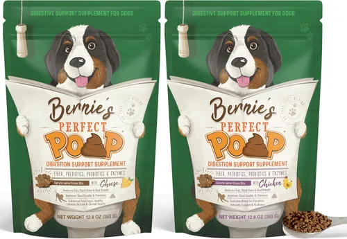 Miniatura 15 de Suplemento Perfecto para Popó, Digestión y Salud General para Perros: Fibra, Prebióticos, Probióticos y Enzimas Alivian las Condiciones Digestivas