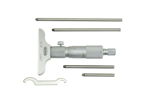 Shars Micrómetro de profundidad de 0-4" 303-2503 P)