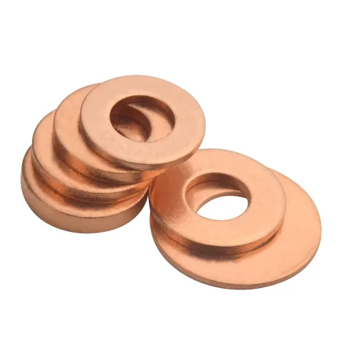 Miniatura 3 de 150 Uds 15 Tipos de Arandelas de Sellado de Cobre Junta Plana de Cobre Sellado de Aceite Caja de Arandela