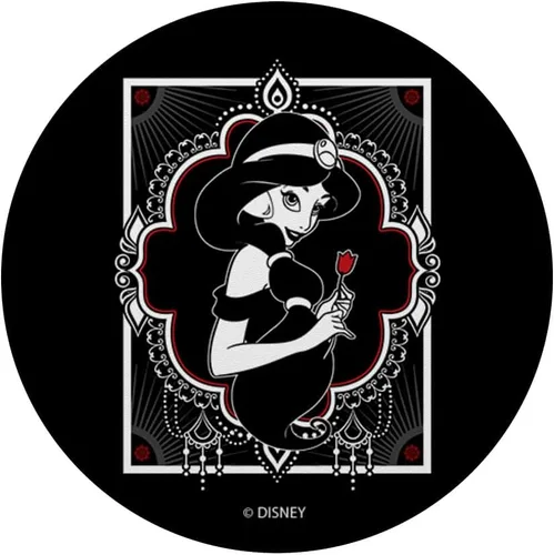 Miniatura 3 de Disney Aladdin Jasmine - PopSockets de agarre y soporte para teléfonos y tabletas en blanco y negro