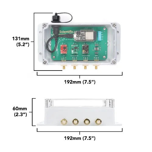 Miniatura 3 de Atlas Scientific - Kit hidropónico Wi-Fi (K 0.1-0 a 50.000 µS/cm)