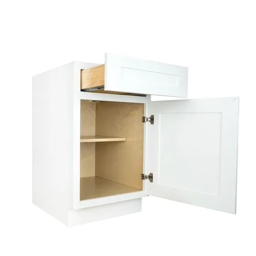 Miniatura 3 de Hollywood Fabiani Design - Armario de cocina de pared de 15 pulgadas de ancho x 12 pulgadas de profundidad x 30 pulgadas de alto, color blanco