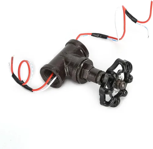 Vintage 1/2 "interruptor de luz de válvula de parada de hierro steampunk piezas de interruptor de lámpara con cable eléctrico accesorio para lámpara