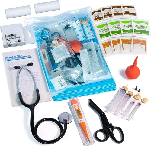 Good|Harbor GoodHarborPet|Kit esencial de parto para cachorros recién nacidos, gatitos y mascotas
