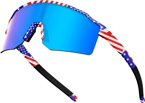 Miniatura 12 de Gafas de sol polarizadas para hombres y mujeres, protección UV400, gafas de sol deportivas, gafas de béisbol para pesca MTB