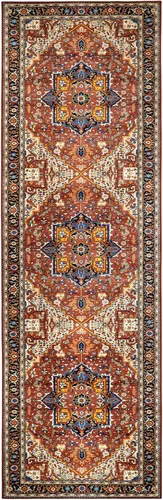 Miniatura 7 de Moynesa Alfombra de pasillo ultra fina lavable, antideslizante de 2 pies 6 x 8 pulgadas, resistente a las manchas, alfombra de dormitorio de pelo