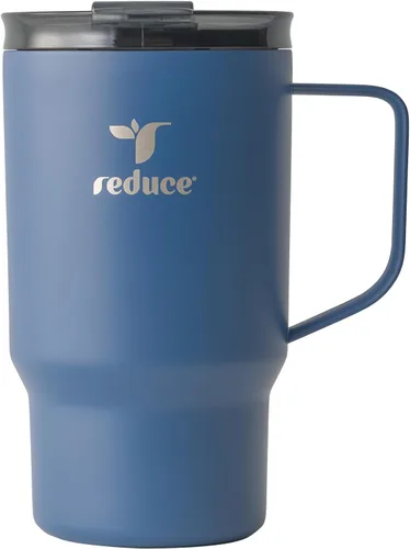 Miniatura 12 de REDUCE Hot1 - Taza aislante de acero inoxidable Hot1 de 18 onzas con tapa de ajuste de temperatura - Vacío de doble pared, compatible con portavasos