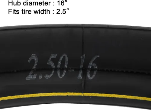 Miniatura 2 de Paquete de 2 tubos interiores de 2.25/2.50-16 pulgadas de repuesto para XR 75 80 CRF 80F Dirt Bike ATV todoterreno motocicleta, vástago de válvula