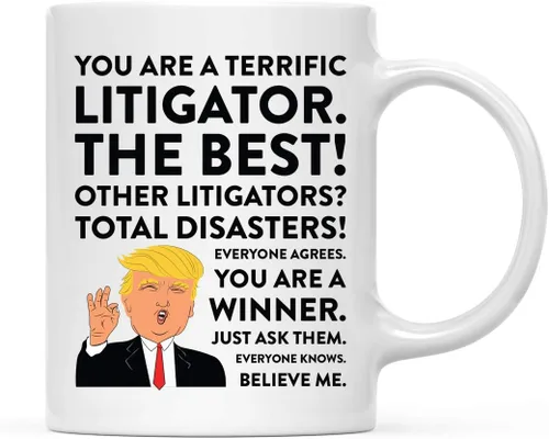 Miniatura 39 de Andaz Press Funny President Donald Trump - Taza de café de 11 onzas, excelente instructor aeróbico, paquete de 1, taza de cerámica para beber