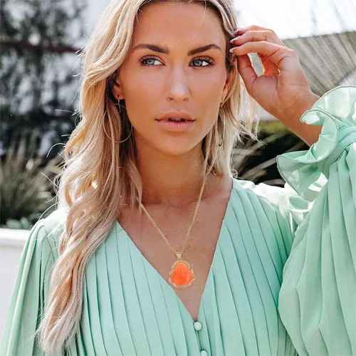 Miniatura 5 de ASGIFT Collar de Buda sonriente con circonita cúbica, colgante de Buda de jade verde con cadena chapada en oro de 18 quilates, collar de Buda
