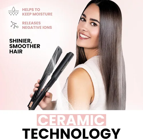 Miniatura 4 de ELLA BELLA® Plancha Alisadora de Cerámica para Cabello • Plancha Profesional para Alisar el Cabello • Pantalla Digital para Controlar con Precisión