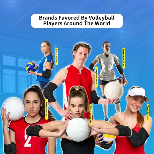 Miniatura 5 de Coderas de voleibol para niños 2XS-XL -Protector de codo transpirable Adolescentes Hombres Mujeres Bailando Patinaje Fútbol almohadillas