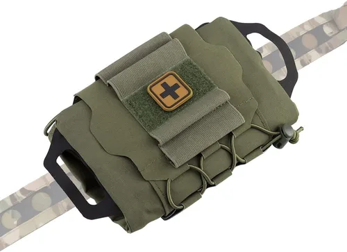 Miniatura 2 de Molle táctico bolsa de primeros auxilios sistema de dos piezas Micro Med kit senderismo bolsa de caza RG.