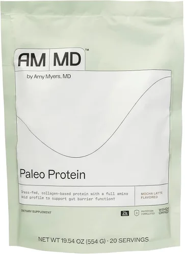 Miniatura 12 de Amy Myers MD Proteína en Polvo Paleo - Doble Chocolate, 20 Porciones - Suplemento de Proteína Basado en Colágeno para el Apoyo de la Función