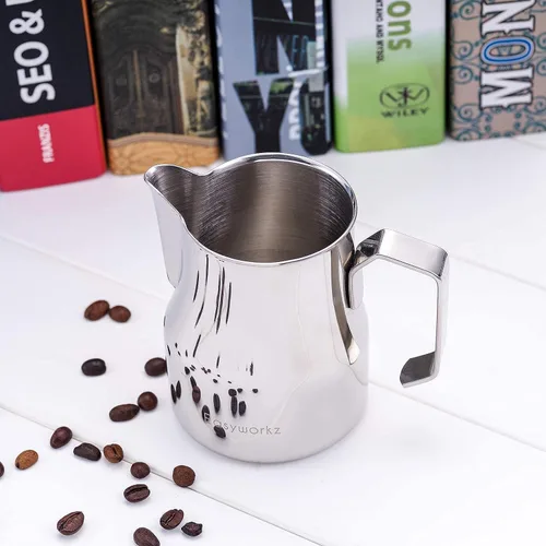 Miniatura 6 de Easyworkz Pedro - Máquina de café expreso para estufa, 6 tazas, 10.1 fl oz, cafetera italiana de acero inoxidable, cafetera de moka, con jarra