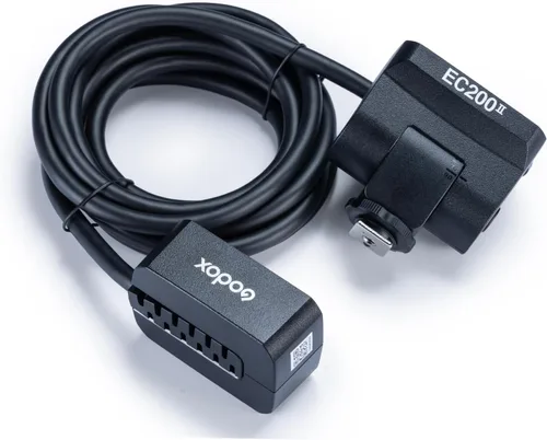Miniatura 8 de Godox EC200 II - Cabezal de extensión para flash Godox AD200Pro II, extensor de cabeza de 200 W con cable de extensión de 2M, zapata fría de metal