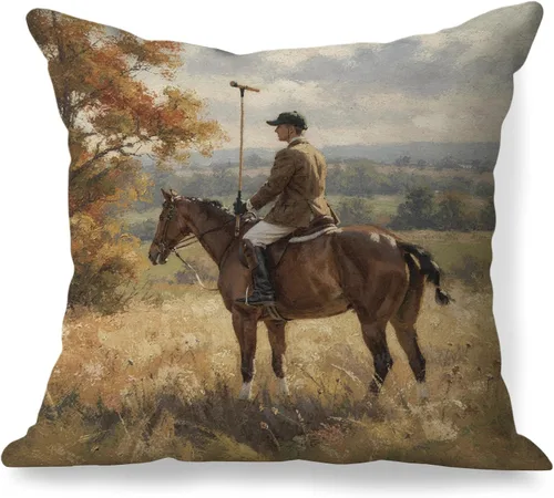 Miniatura 15 de Fundas de almohada de 12 x 20 pulgadas, regalos para amantes de los caballos, fundas de almohada lumbares decorativas para el hogar, sala de estar
