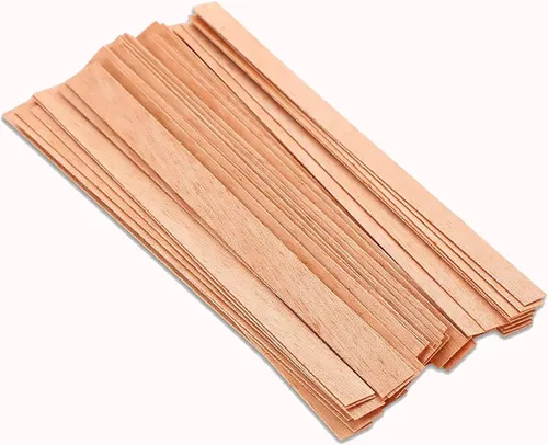 Miniatura 9 de PXBBZDQ Soportes de mecha de madera para hacer velas, clips de mecha de madera, adecuados para la mayoría de contenedores de velas (100 unidades)