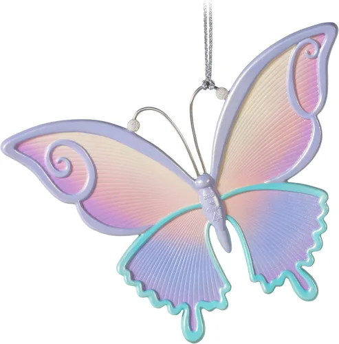 Miniatura 2 de Hallmark Keepsake Adorno de Navidad, plástico, 2022, mariposas brillantes