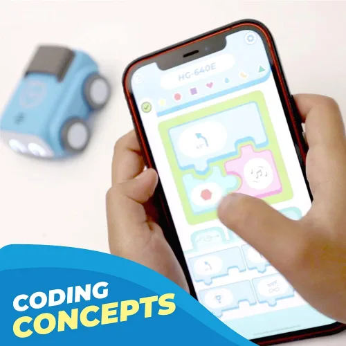 Miniatura 7 de Kit de aprendizaje en casa Sphero Indi - Robot de codificación sin pantalla para niños de 4 años en adelante - Construye laberintos, aprende