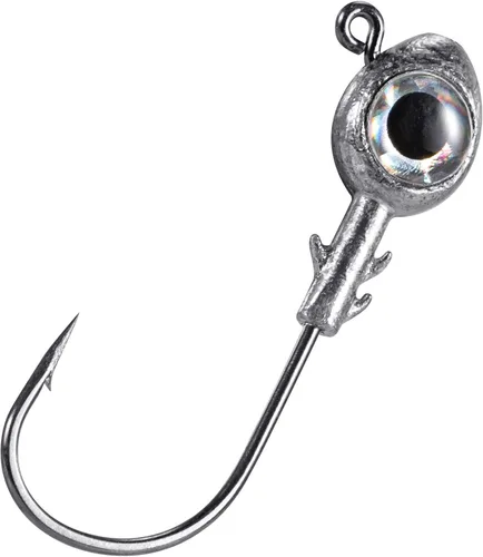 Dr.Fish Paquete de 10 Señuelos con Ojos de Pesca Ojos 3D Cabezas de Trucha Anzuelo para Lubina Señuelo Nadador de Agua Salada Cabezas de Jig de Agua
