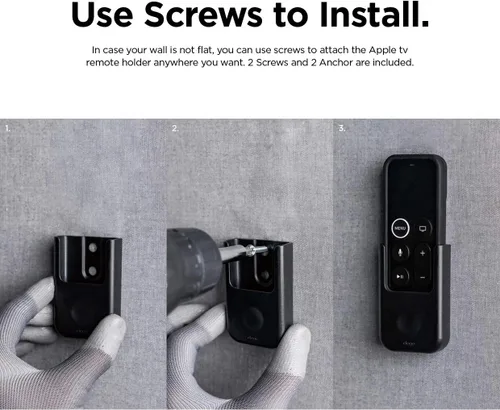 Miniatura 5 de elago Soporte universal para control remoto compatible con el control remoto de Apple TV y todos los demás controles remotos, opciones de montaje