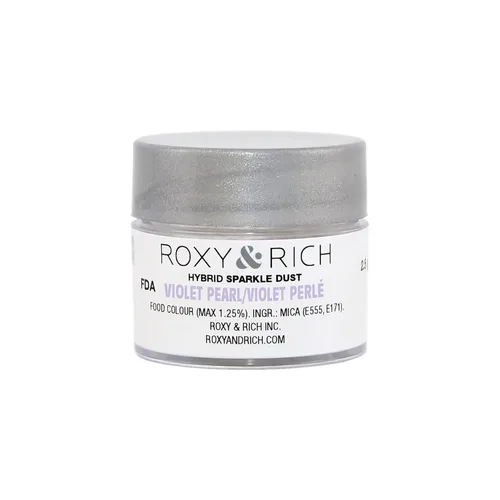 Miniatura 9 de Roxy & Rich Hybrid Sparkle Powder - Colorante para alimentos, 0.09 onzas (0.09 oz), color rosa amatista
